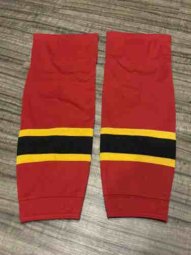 Calgary Flames Stadium Series Themed Edge Style Ice Hockey Socks