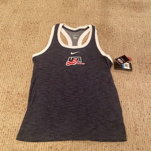Heather Blue Nike Dri-Fit USA Hockey Tank Top Women’s M (With Tags)