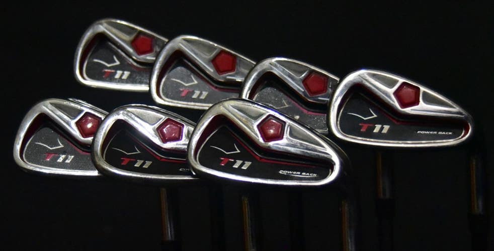 T11 POWER BACK IRONS SET 5-9, PW, SW IRONS REGULAR FLEX, RIGHT HANDED, 38" (5I)