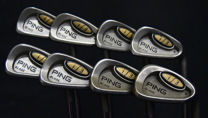 PING BLADE I3 IRONS SET 3-9, W STIFF FLEX, RIGHT HANDED, 38" (5I)
