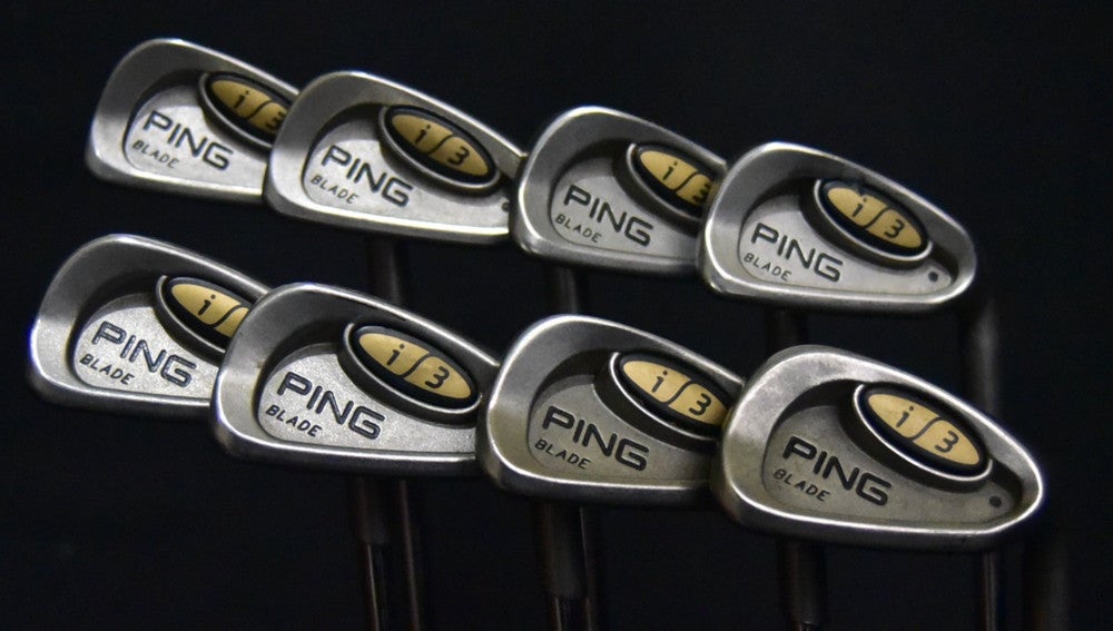 PING BLADE I3 IRONS SET 3-9, W STIFF FLEX, RIGHT HANDED, 38" (5I)