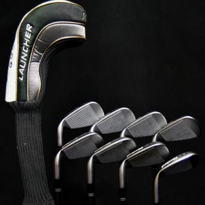CLEVELAND TOUR ACTION SET 4-9, P, S DRIVER RH, LADIES FLEX, 37" (5I), NEW GRIPS