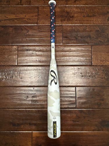 2025 Rawlings Icon Composite USSSA Certified Bat (-10) 20 oz 30" (Used)
