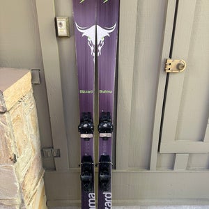 Blizzard  Brahma 166 cm All Mountain Skis With Bindings Max Din 12 (Used)