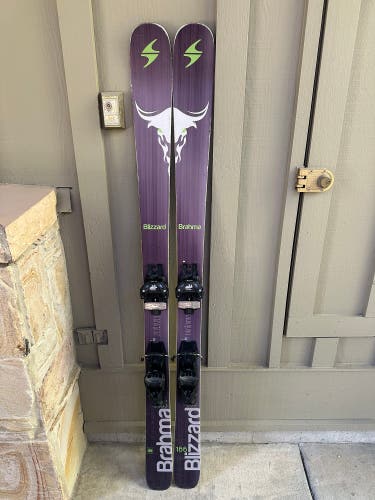 Blizzard  Brahma 166 cm All Mountain Skis With Bindings Max Din 12 (Used)