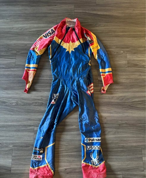 Wonder Woman Unisex Large Spyder Ski Suit (Used) FIS Legal