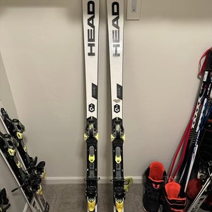 Ski Racing 186 cm HEAD World Cup Rebels e-GS RD Skis With Bindings Max Din 16 (Used)