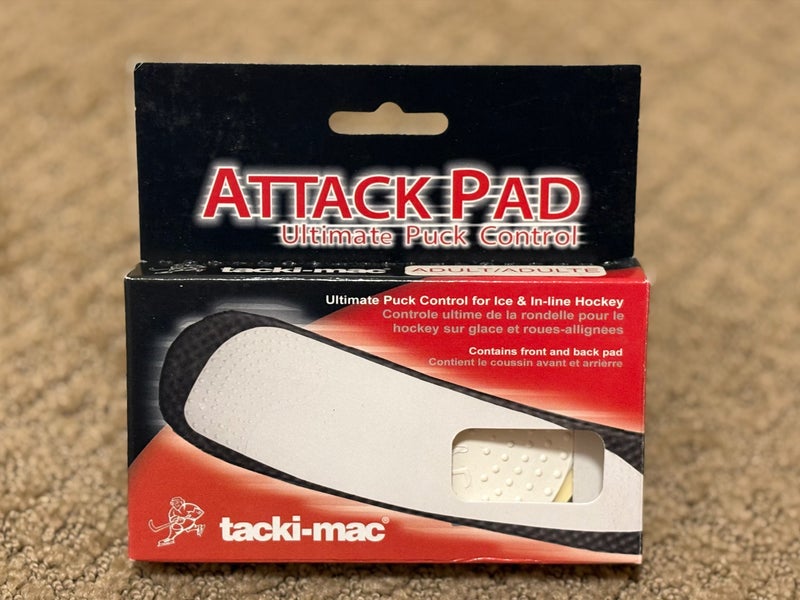Tacki-Mac Attack Pad hockey stick blade grip Adult Size White