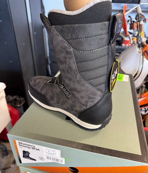 Women's Size 8.0 Rome STOMP BOA Snowboard Boots (New)
