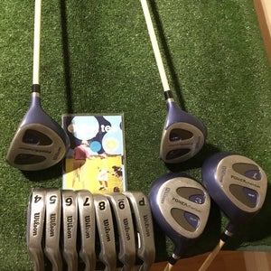 Wilson Ladies Power Chamber Full Set (D, 3W, 5W, 7W, 4-PW) Graphite & Steel