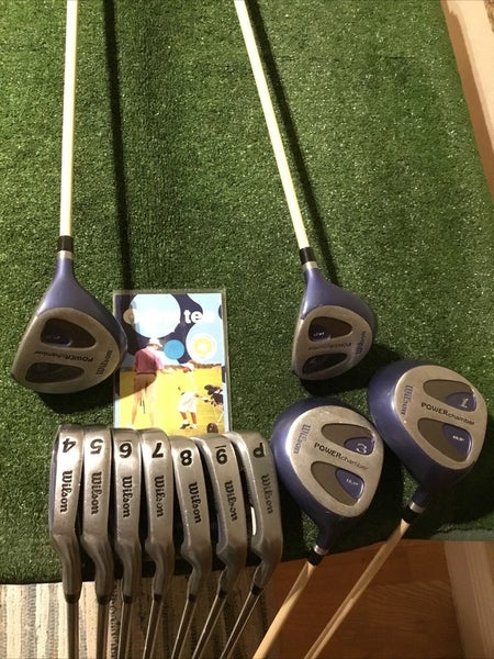 Wilson Ladies Power Chamber Full Set (D, 3W, 5W, 7W, 4-PW) Graphite & Steel