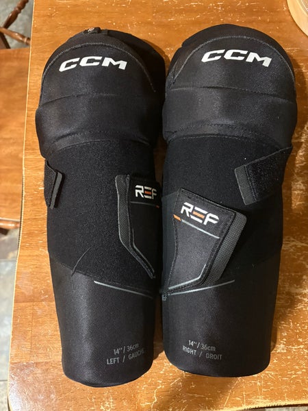 Senior CCM Referee 14" Shin Pads (Used)
