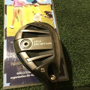 Callaway Ladies Big Bertha OS 25* 5 Hybrid Recoil ES 450 F1 Graphite Shaft