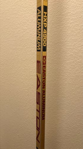 Vintage Easton Aluminum Gold HXP 4900 hockey stick RB100 blade
