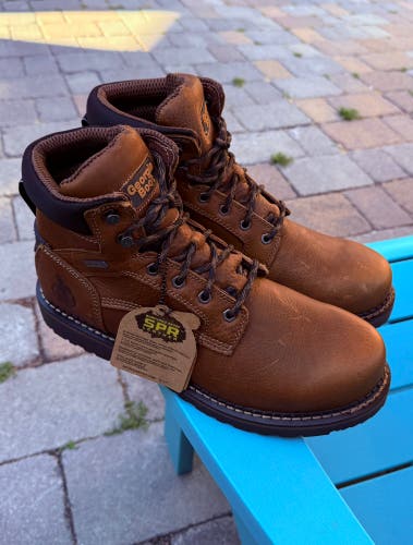 Men's Georgia Giant Revamp Waterproof Work Boot New With Tags US Size 11.5 Brown