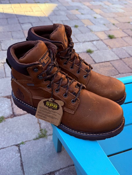 Men's Georgia Giant Revamp Waterproof Work Boot New With Tags US Size 11.5 Brown