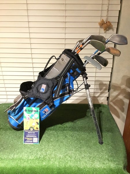 USKG WT-20 Ultralight Set (FW D, Hy, 6, 7i, 8i, PW, SW, Putter) UL48 & Stand Bag