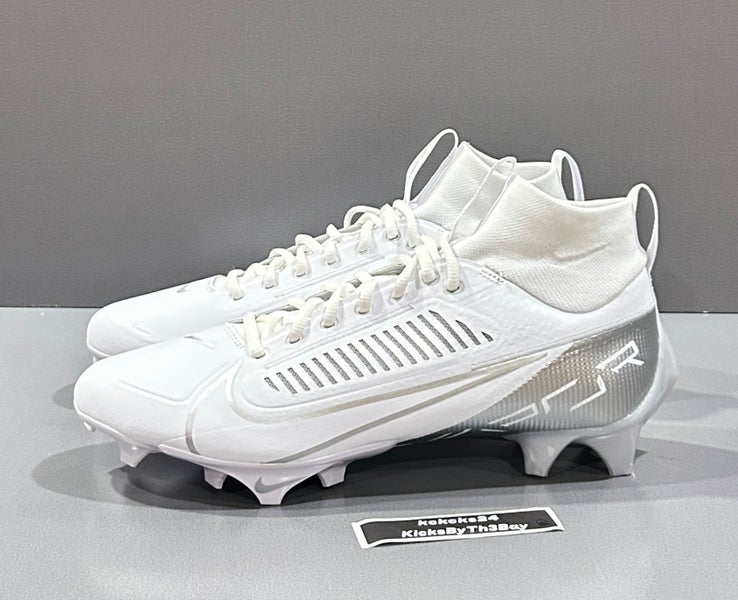 Size 11 Nike Vapor Edge Pro 360 2 Football Cleats White Silver DA5456-102