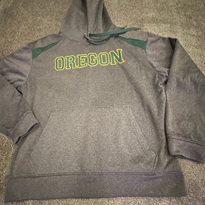Gray Adult Unisex Medium/Large Oregon Ducks hoodie Sweatshirt