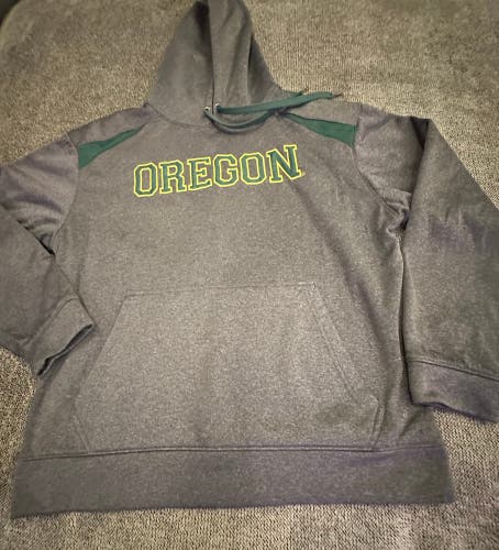 Gray Adult Unisex Medium/Large Oregon Ducks hoodie Sweatshirt