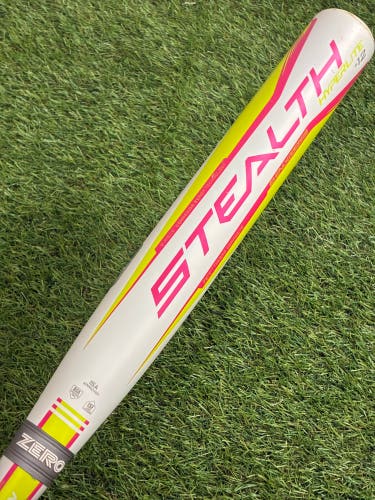 White 2018 Easton Stealth Hyperlite Composite Bat (-12) Composite 17 oz 29" (Used)