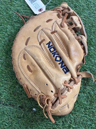 Brown Nokona Legend Pro RH First Base Baseball Glove 12.5" (Used)