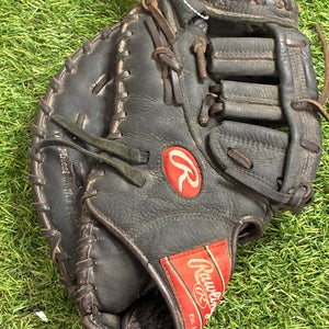 Black Rawlings Premium Series LH First Base Baseball Glove 12.5" (Used)