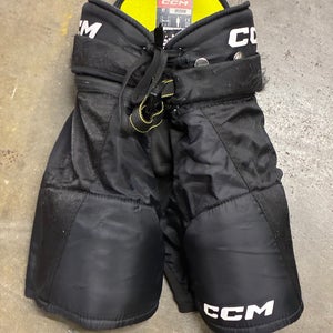 Black Youth Medium CCM Tacks AS-V Pro Hockey Pants (Used)
