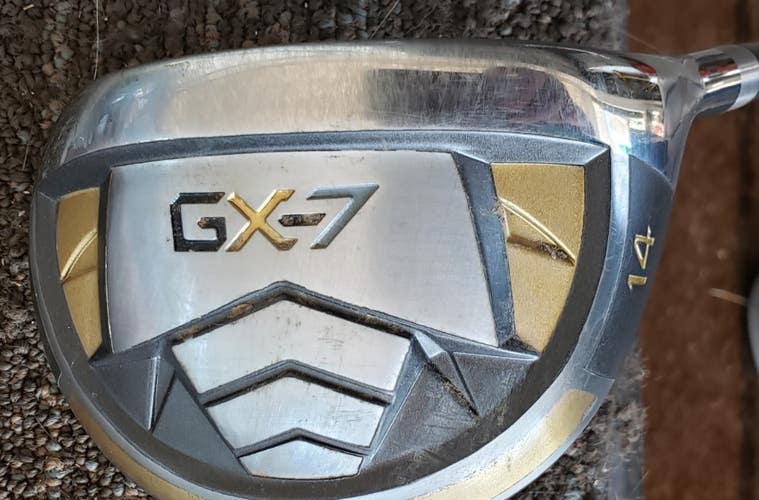 44.25 IN GX7 14 DEG 3 WOOD W HEAD COVER EXCELLENT W ONE SMALL MARK