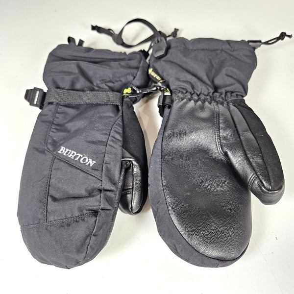 BURTON Youth GORE-TEX Mittens Snow Ski Snowboard Black Size: M
