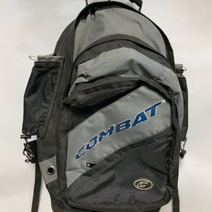 Used Combat DOUBLE BAT BB/SB Player Backpack Black 11823-S000033672