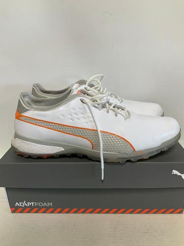 Used Puma PROADAPT Mens Golf Shoes White Senior 14 11823-S000033655