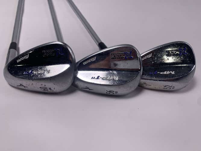 Mizuno MP T 11 White Satin Chrome Wedge Set 52* 7 | 56* 13 | 60* 8 DG Spinner RH