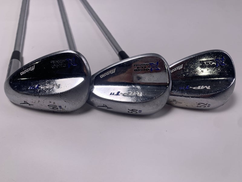 Mizuno MP T 11 White Satin Chrome Wedge Set 52* 7 | 56* 13 | 60* 8 DG Spinner RH