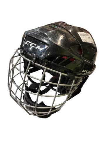 Used CCM CCM HOCKEY HELMET Helmet Cage Combo Black SM 11884-S000051190