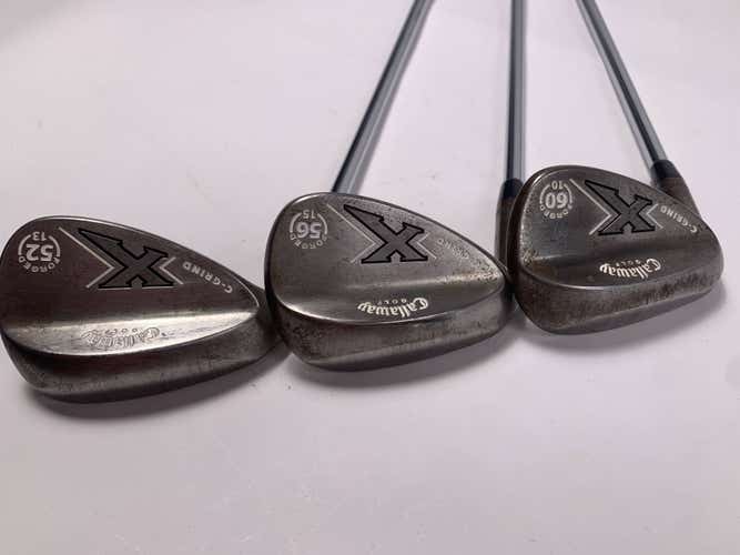 Callaway X Forged Wedge Set 52* 13 | 56* 15 | 60* 10 Extra Stiff LH