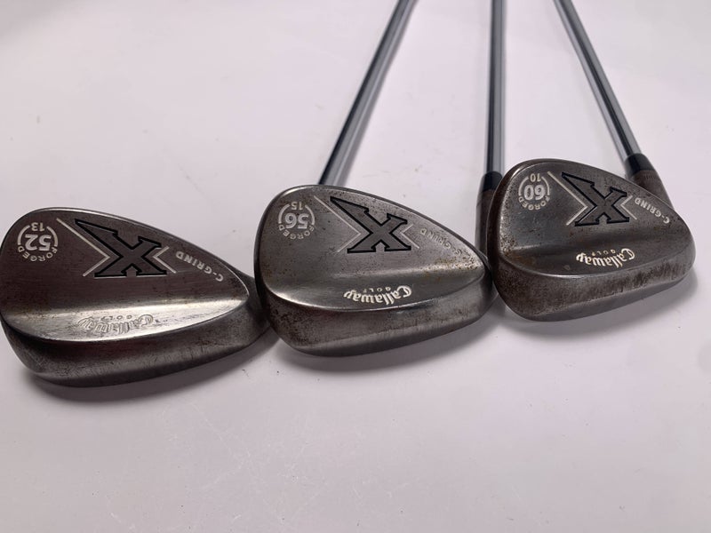 Callaway X Forged Wedge Set 52* 13 | 56* 15 | 60* 10 Extra Stiff LH