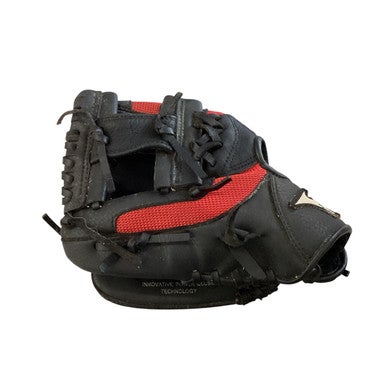 Used Mizuno POWER CLOSE BB/SB Glove LH Throw Black 10" 11760-S000080795