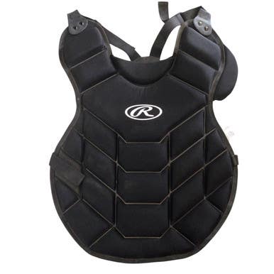 Used Rawlings CHEST PROTECTOR Catchers Chest Protector Black Intermed 11760-S000080746