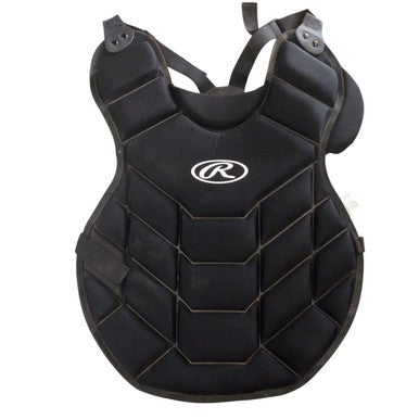 Used Rawlings CHEST PROTECTOR Catchers Chest Protector Black Intermed 11760-S000080746