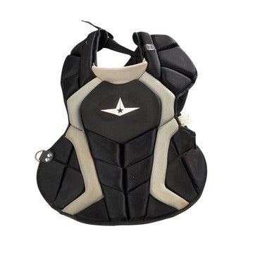Used All Star CHEST PROTECTOR Catchers Chest Protector Black Intermed 11760-S000080735