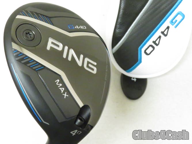 PING G440 Fairway 17° 4 Wood TOUR 2.0 Black 75 X-Flex +Cover .. MINT