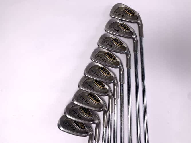 Ping i3 Oversize Iron Set 4-PW+SW+LW Brown Dot Rifle FCM 5.0 Lite Steel Mens RH