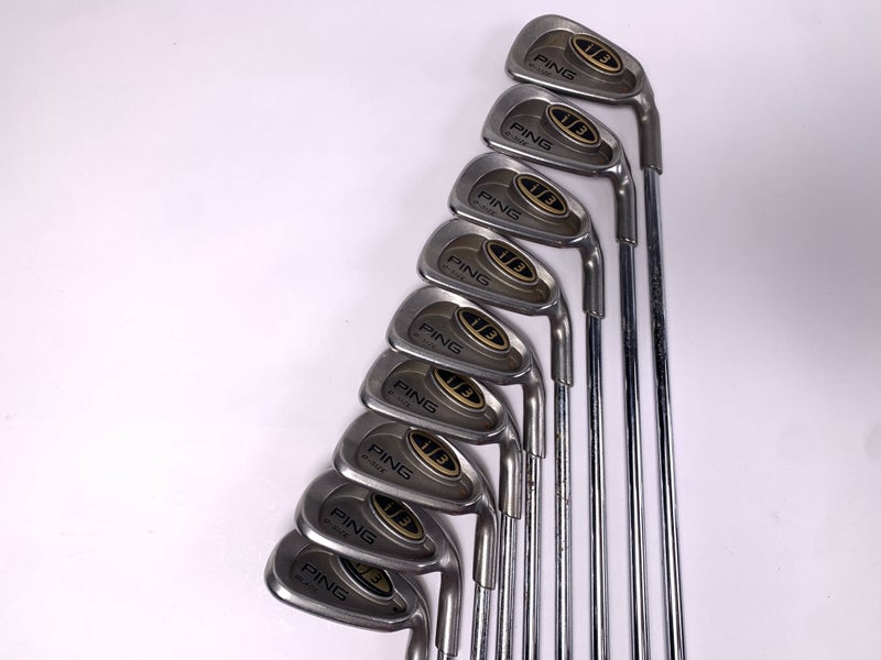 Ping i3 Oversize Iron Set 4-PW+SW+LW Brown Dot Rifle FCM 5.0 Lite Steel Mens RH