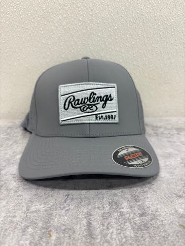 Gray Rawlings Logo Patch Hat L/XL (New)