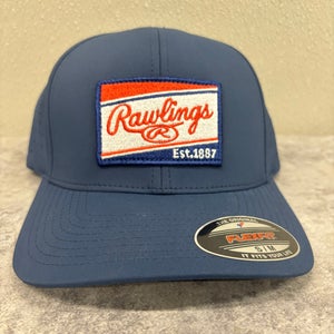 Blue Rawlings Logo Patch Hat S/M (New)