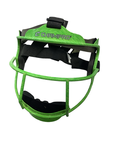 Used Champro FIELDERS MASK BB/SB Fielders Mask Green Fits all 11613-S000166134