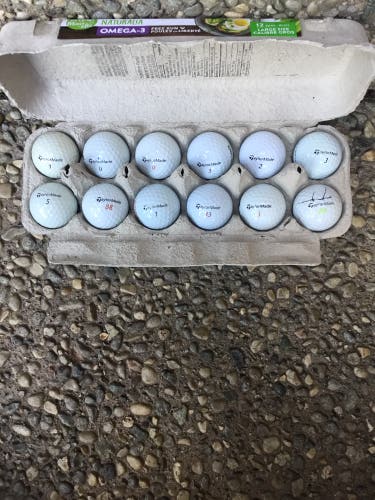 TaylorMade Burner Balls 12 Pack (1 Dozen) (Used)