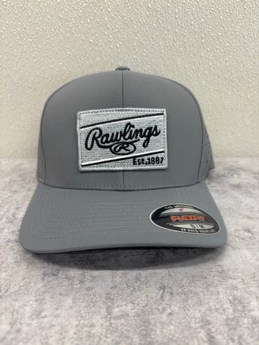 Gray Rawlings Logo Patch Hat S/M (New)