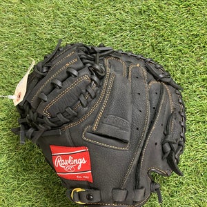 Black Rawlings Renegade LH Catcher's Baseball Glove 31.5" (New)